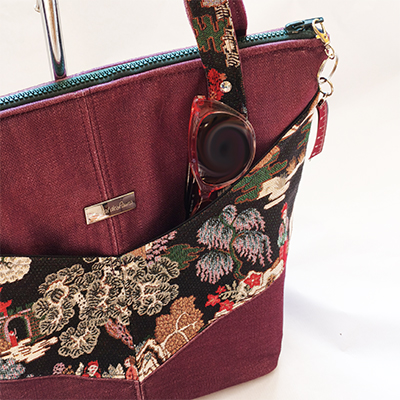 tb16 Tote Bag Triangular Jardin Japones