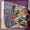 bando003 Mochila Bandolera Mosaiko Escamas