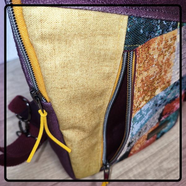 bandoc003 Mochila Bandolera Mosaiko Cuadros