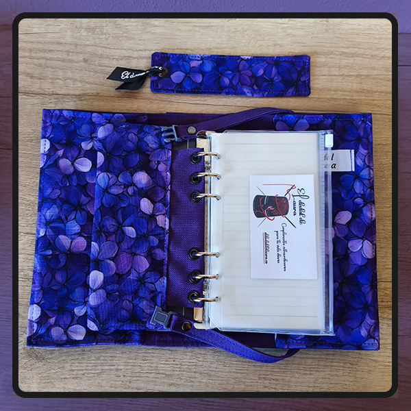 Agenda OrganizaT Flores Moradas